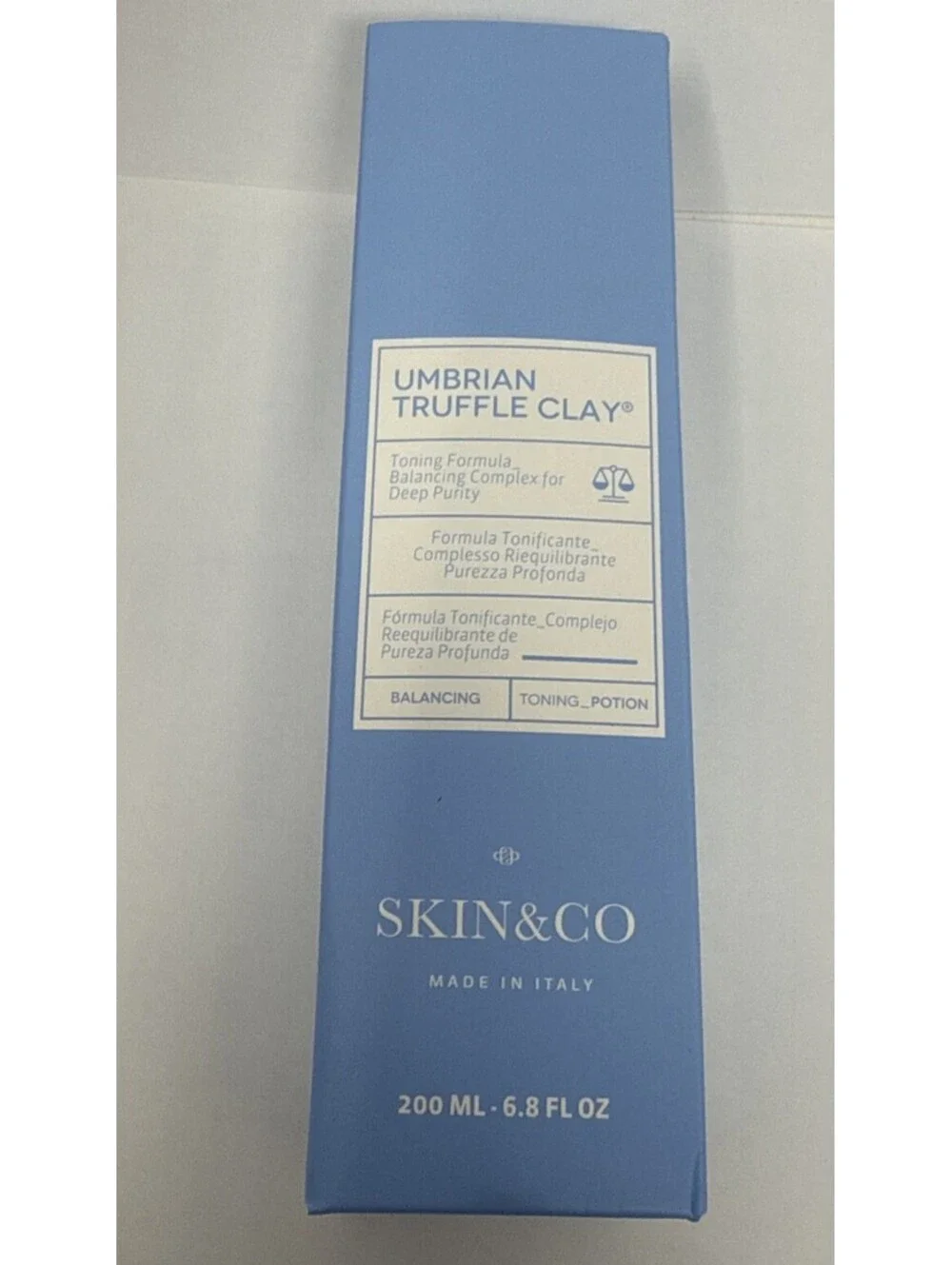 SKIN&CO ROMA Umbrian Truffle Clay Detox Toning Formula 6.8 oz / 200 mL NIB CJ1